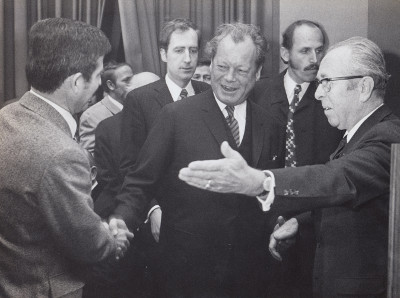 Willy Brandt in der Stadthalle