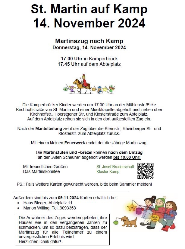 Martinszug nach Kamp