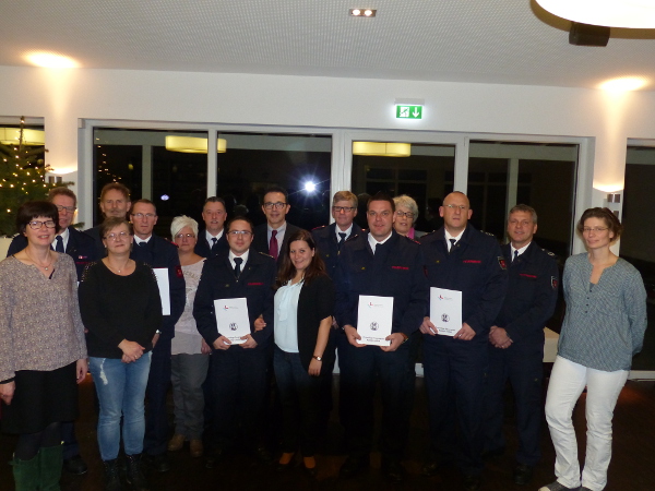 Ehrungen Feuerwehr 2016